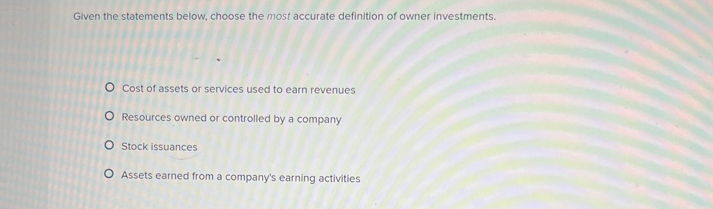  How to solve Given the statements below, choose the most accurate