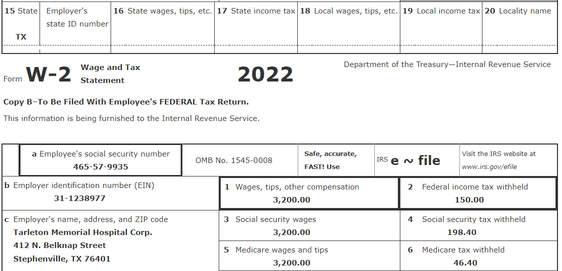 the Hoser's federal tax return for 2022 on Form 1040, Schedule 1,