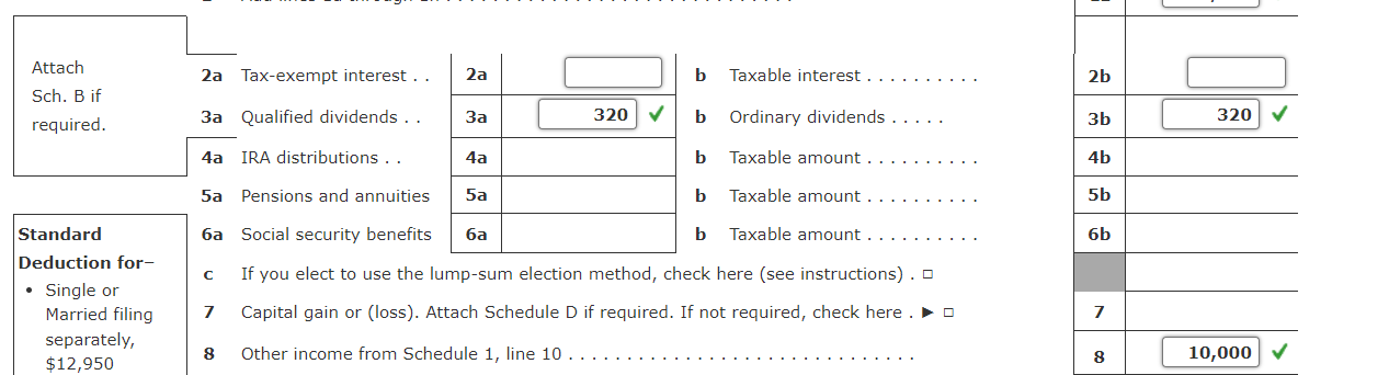 and the Qualified Dividends and Capital Gain Tax Worksheet. The Hoser's had