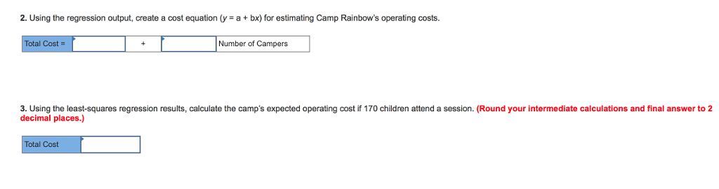 every summer during June and July. Each camp session is one week