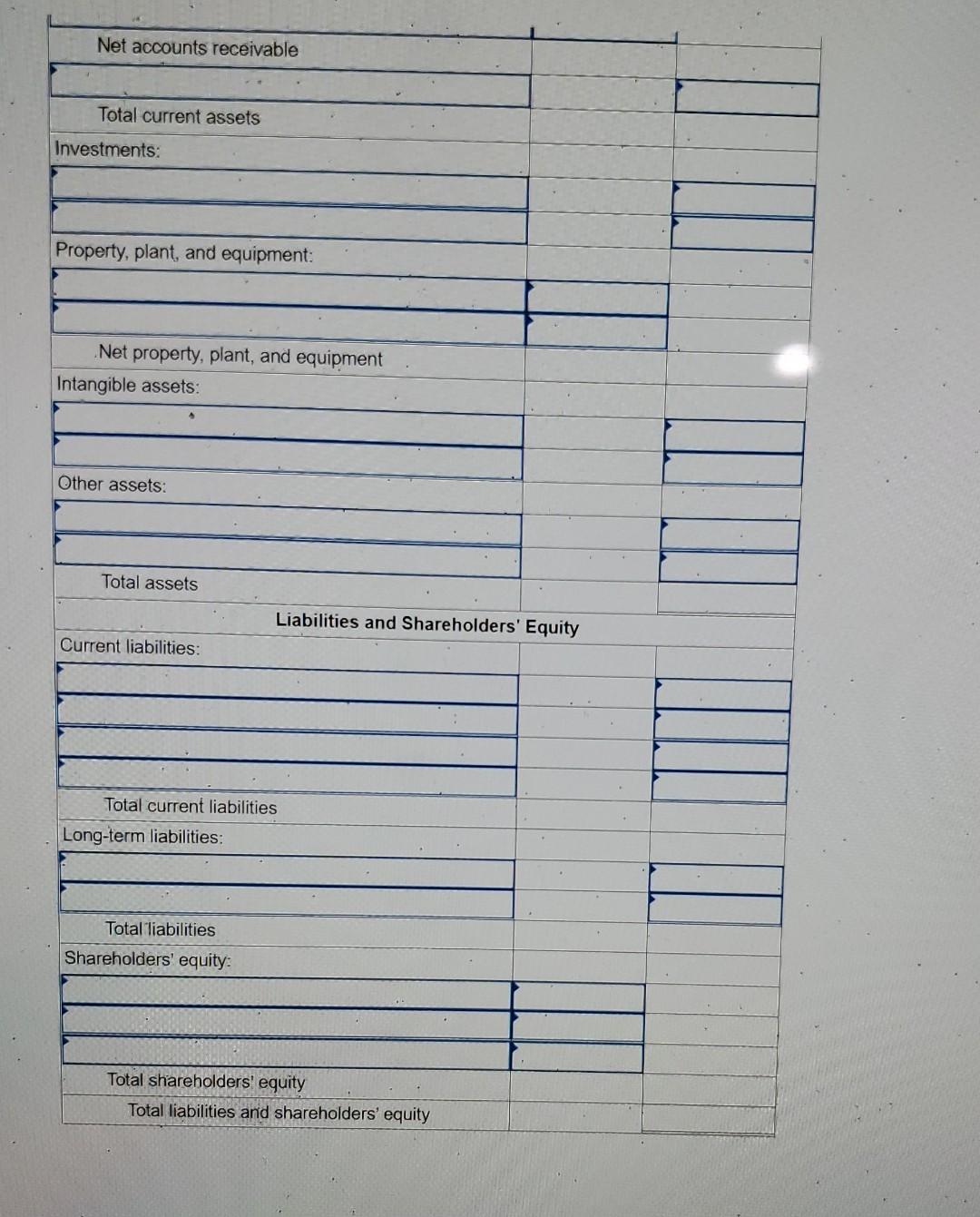 a recently hired accountant. In reviewing the statement you notice several errors.