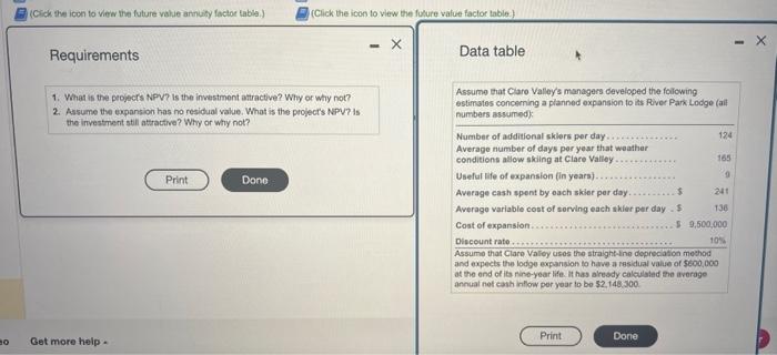 could use capital budgeting to decide whether the $9.5 million River Park