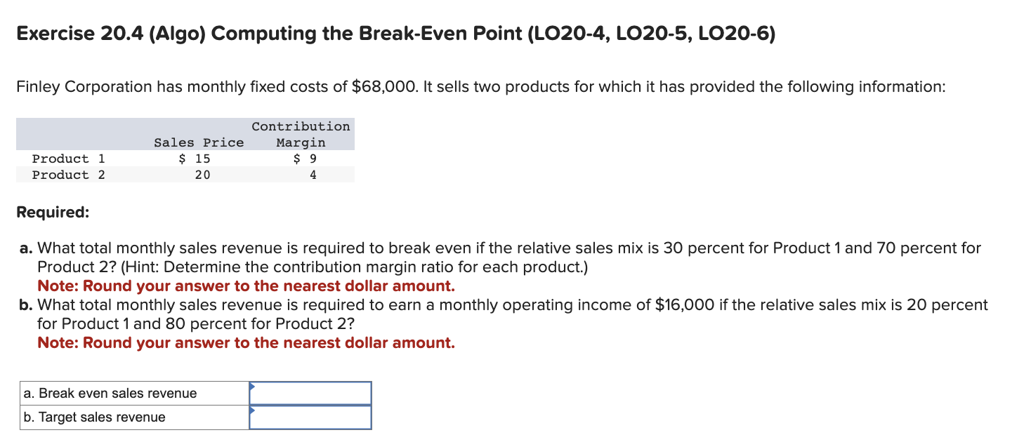Brief Exercise 20.3 (Static) Using a Cost Formula (LO20-1, LO20-9) Wadena