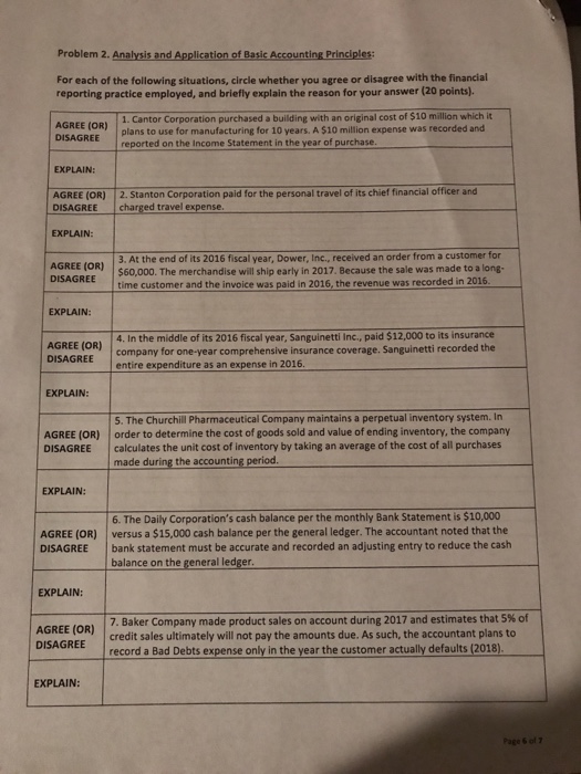 listed as an Asset (A), a Contra-Asset (CA), a iability (), an