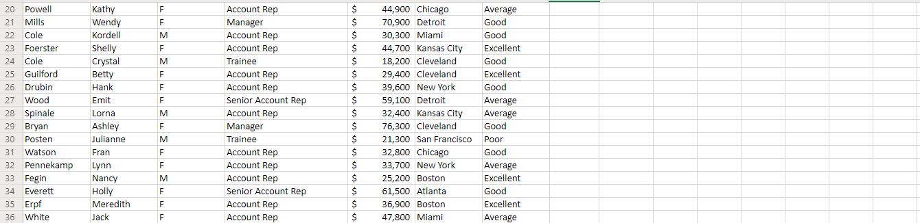 I WILL REALLY APPRECIATE. THANKS 2) B E F G H j