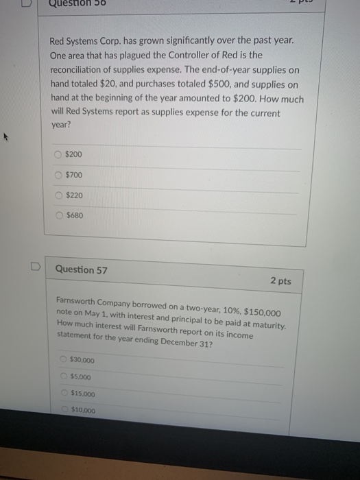 December 31, supplies on hand are $1,000. Determine the amount of supplies
