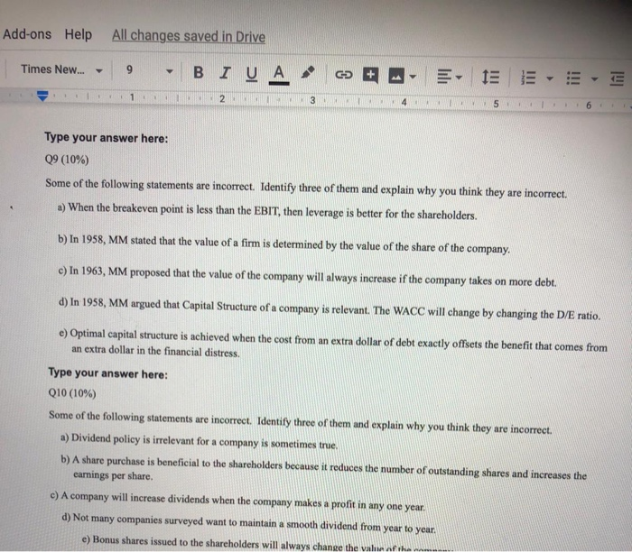  Add-ons Help All changes saved in Drive Times New... 9 B