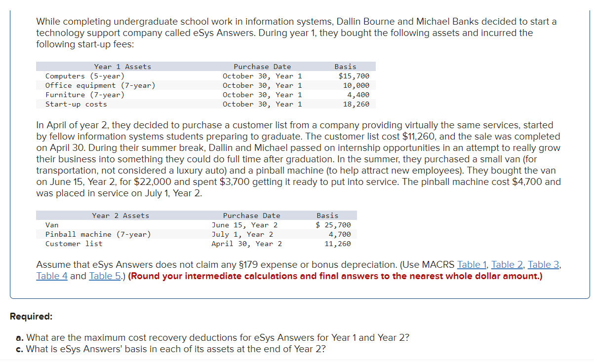 While completing undergraduate school work in information systems, Dallin Bourne and