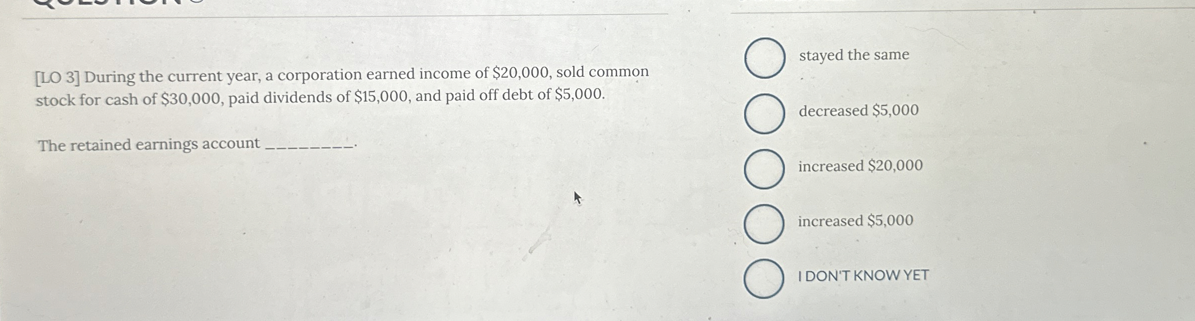  [LO 3] During the current year, a corporation earned income of