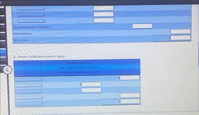 use these data to complete Part 6. a. Merchandise inventory on May