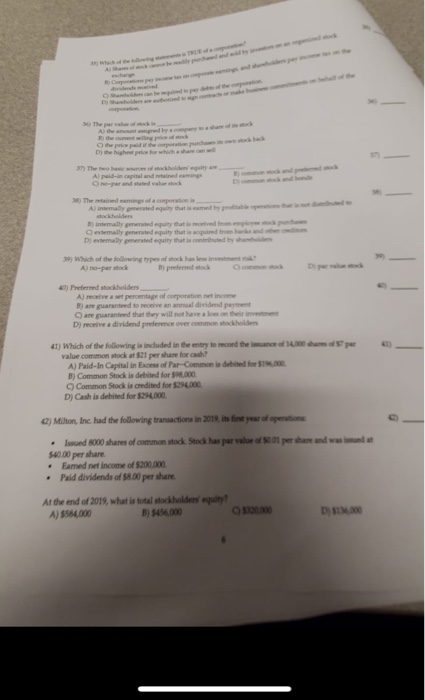 a 5) Accounts payable our has been made Accounts payable represent owed