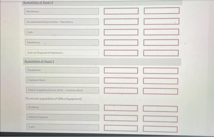 2: These assets were purchased as a lump sum for $260,000 cash.
