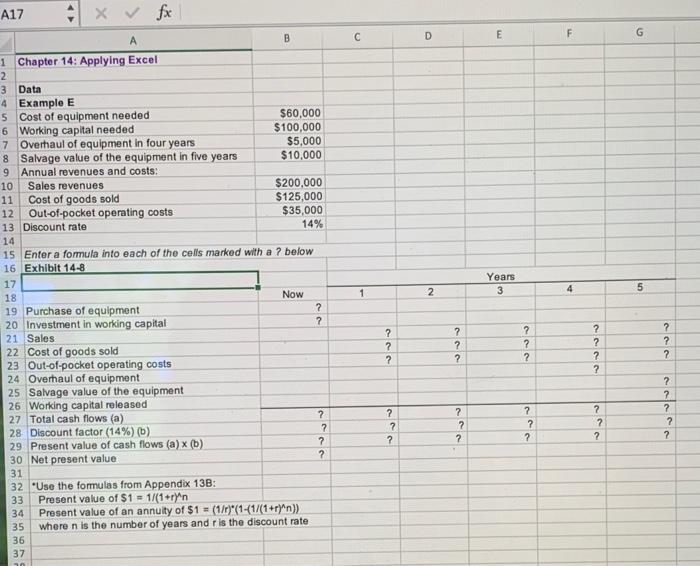 plz show with formulas A17 fx D C E F G 11