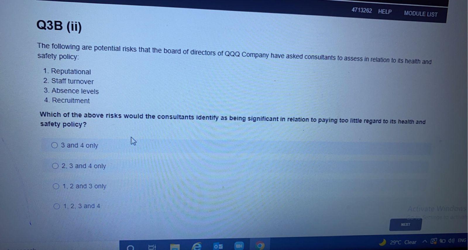organisation All training provided to practitioners must be validated internally and externally