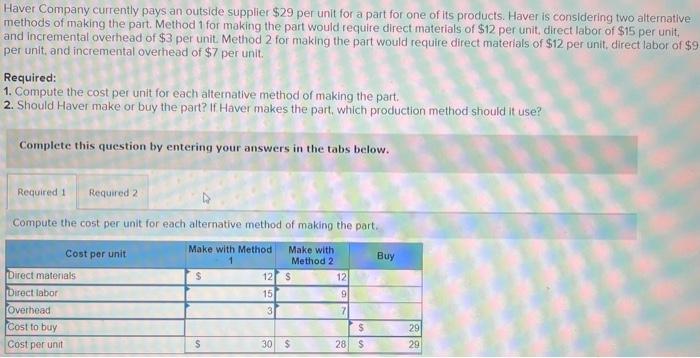 For the problem involving special order analysisand consideration, based on the