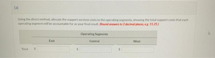  be sure to use direct method please. Using the direct method,