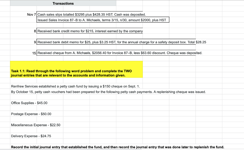 Complete The Various Tasks In This Activity! Mark out Task 1: Complete