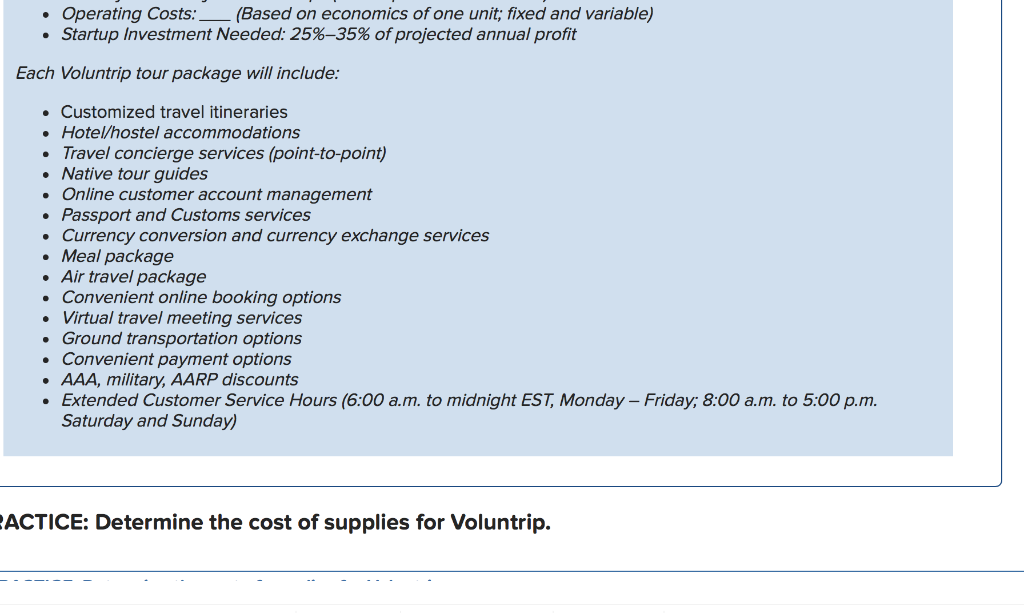 the activities that follow, read the following Closer Look on Voluntrip, which