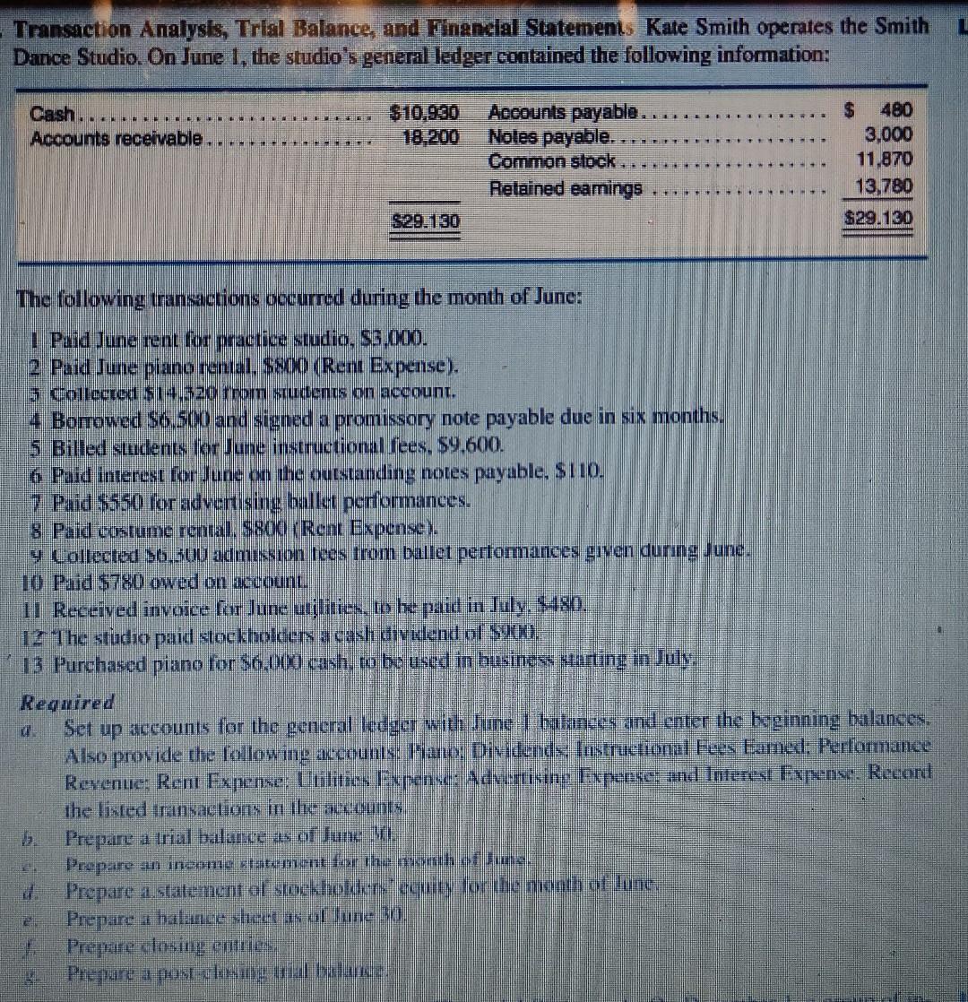  do it if you know the correct answer. L Transaction Analysis,