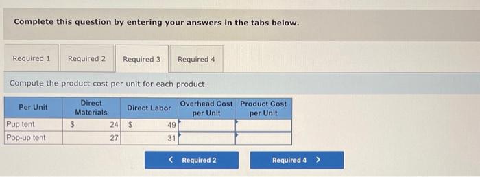 and 53,000 direct labor hours. Additional information follows. Problem 17-2A (Algo) Using