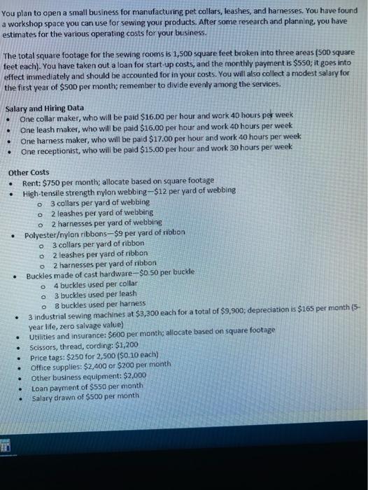 Variable and fixed cost open to see question please help check answers