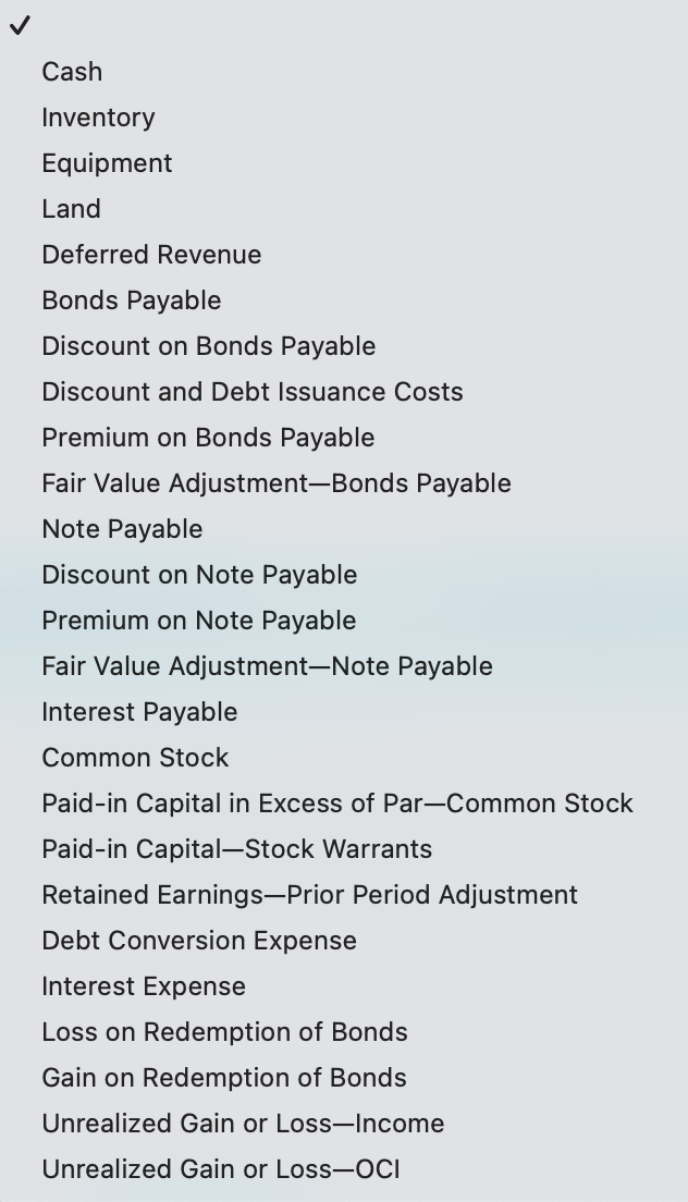 journal entries to be made at each of the following dates. a.