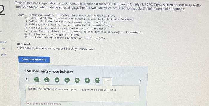 i need help Book Ask Print Taylor Smith is a singer who