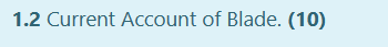 was extracted from the accounting records of Blade Traders, a partnership business
