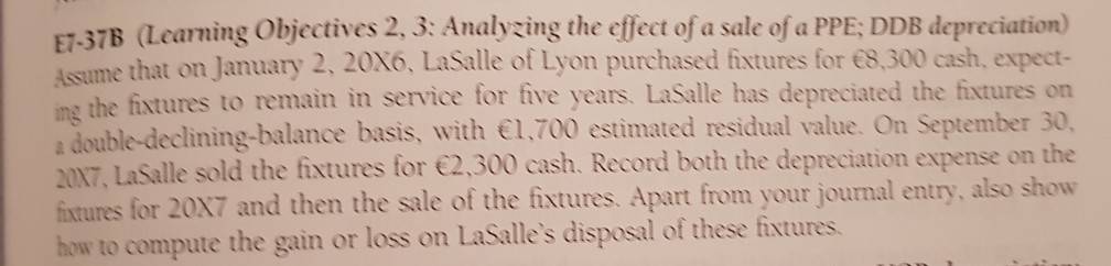  37B (Lcarning Objectives 2, 3: Analyzing the effect of a sale