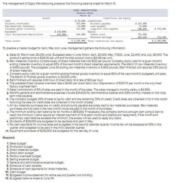 Please complete accounting questions #7 in a spreadsheet The management of