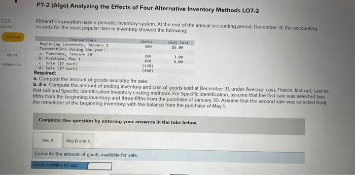  how to solve the problem, step-by-step and what would be the