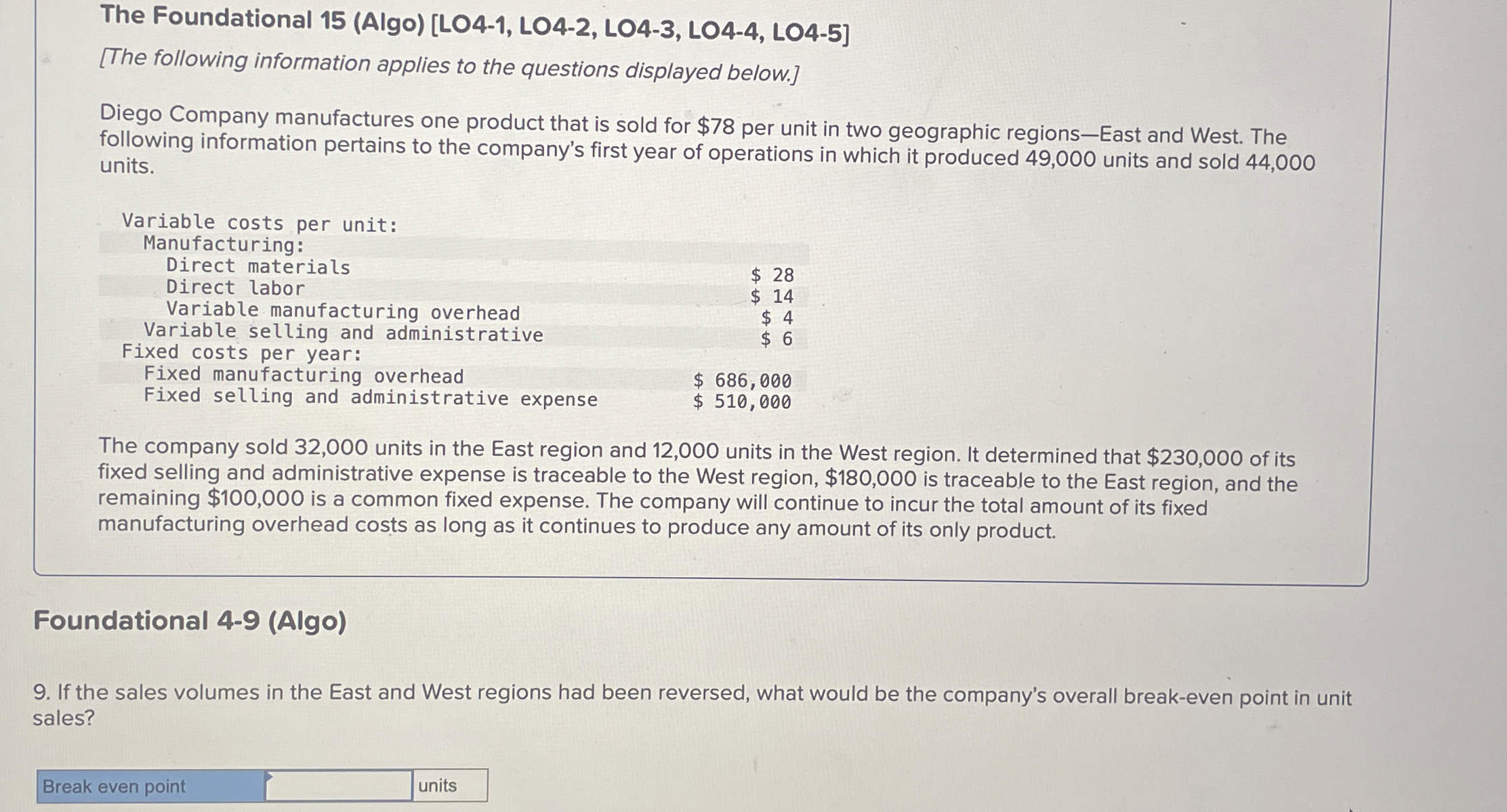  The Foundational 15(Algo)[LO4-1, LO4-2, LO4-3, LO4-4, LO4-5] [The following information applies