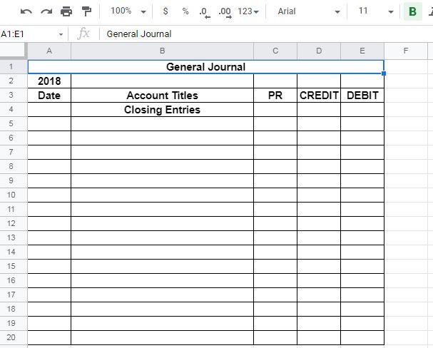 the attached template to complete your General Journal. Trial Balance Adjustments Credi