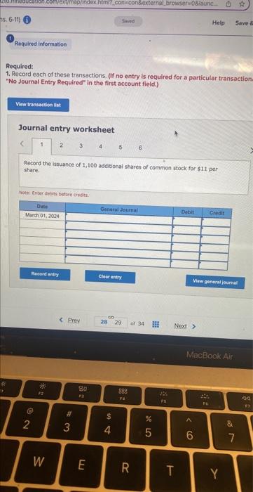 the balance sheet equation (LO10-2, 10-3, 10-4, 10-5) [The following information applies