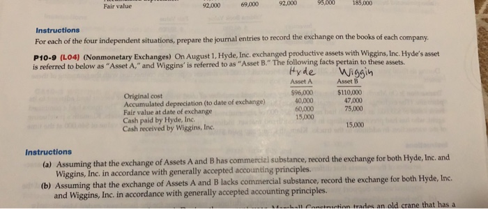  Need help how to solve part B when exchange lacks commercial