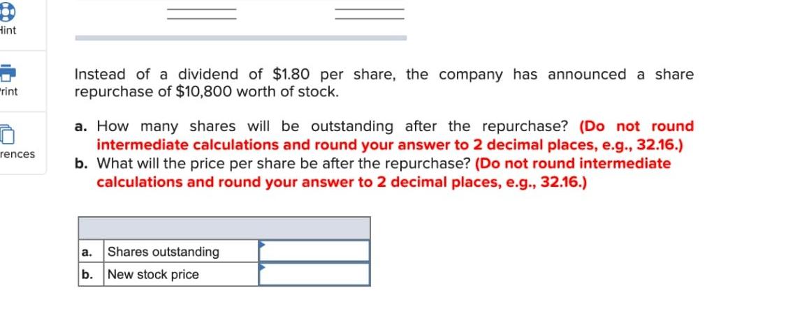 10,000 shares of stock outstanding. Cash Market Value Balance Sheet $ 44,200
