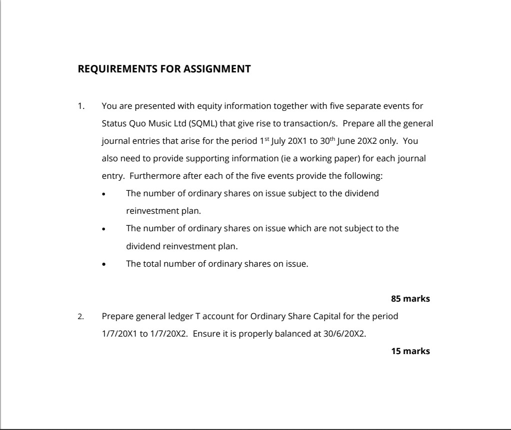 ends on 30 June Additional Information: 1. Issued capital is comprised of: