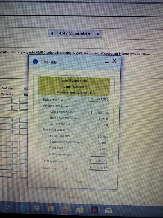 Question Hell Happy Bubbles, Inc produces multioolored bubble solution used for weddings
