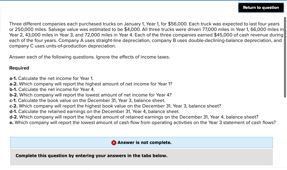  Please help me! Return to question Three different companies each purchased