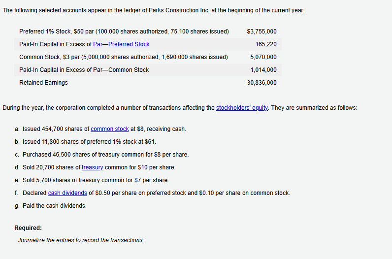  ACCOUNTING EQUATION Please help me Journalize the entries to record the
