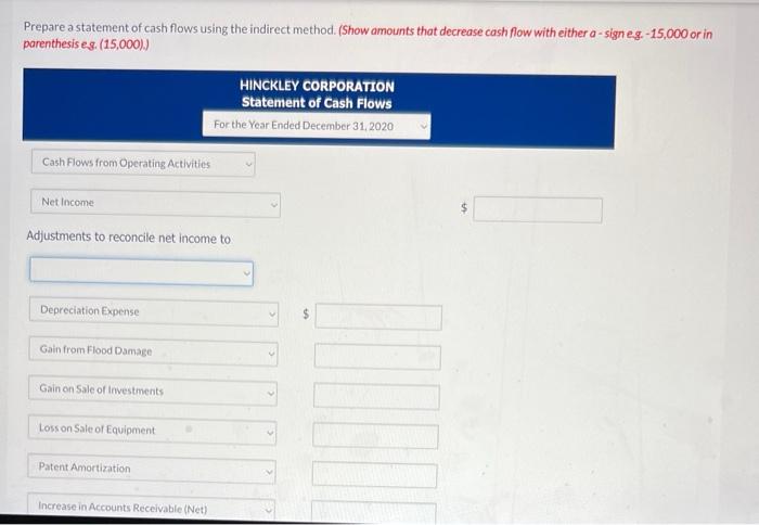 as follows. 1. Equipment that had cost $11,000 and was 40% depreciated