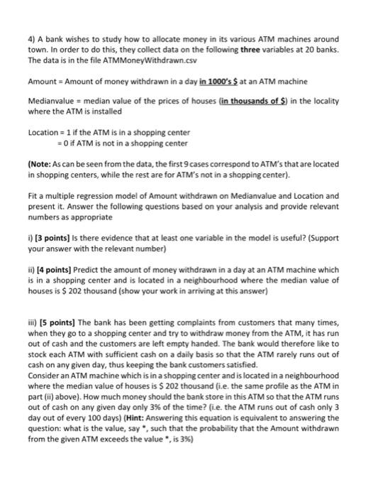  ive attached the data/csv file. please use R programming, regression model