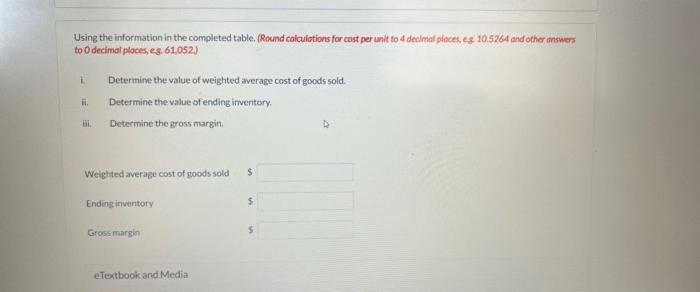able to partially reconstruct the following spreadsheet for the month of January