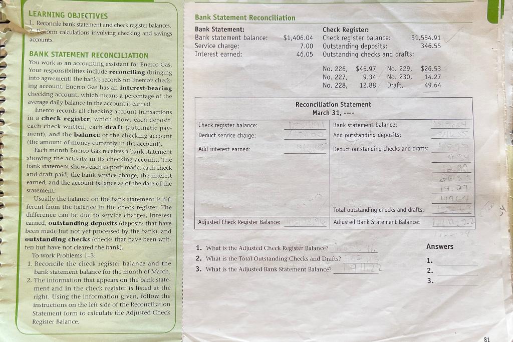 i need to solve each problem on these pages with explanation please