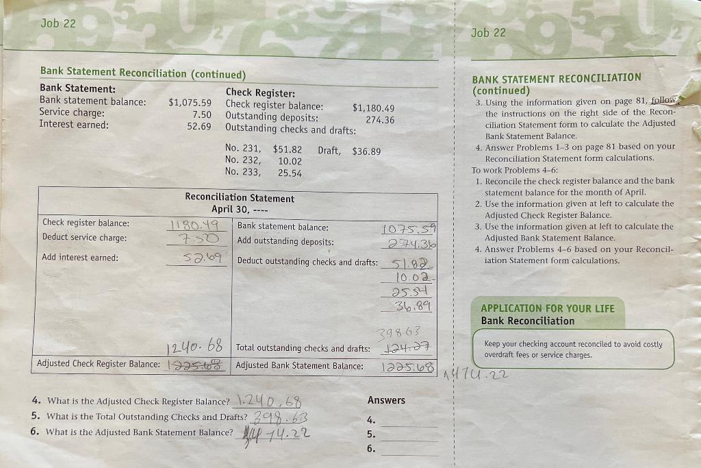 and the instruction is on the said of each pages LEARNING OBJECTIVES