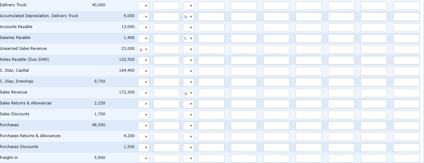 was $65,800. b. The depreciation on the Delivery Truck for the month