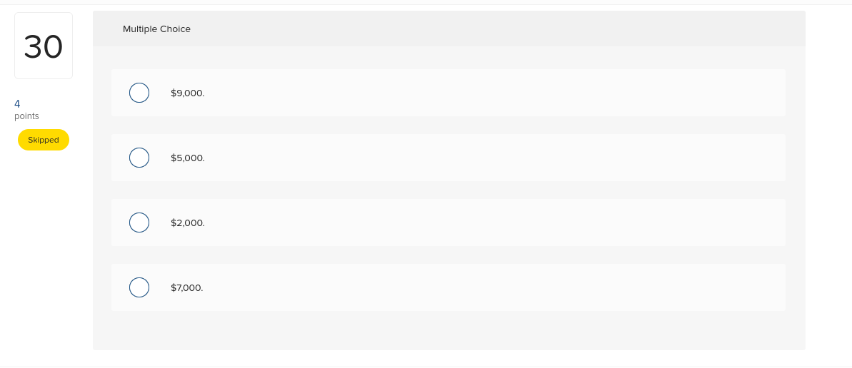 Co. on July 1, 2021, in a finance lease. The present value
