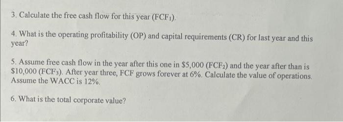 on how to complete each question thank you Crater Lake Manufacturing had