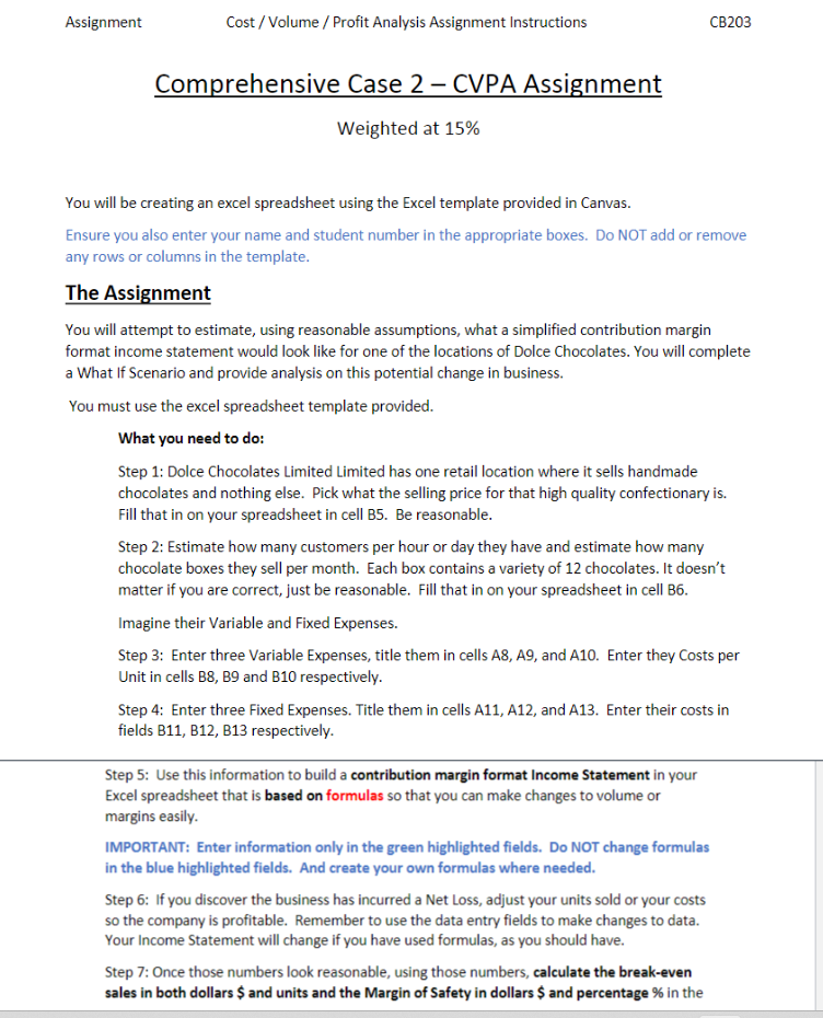 I need help with this Comprehensive case in accounting. please explain each