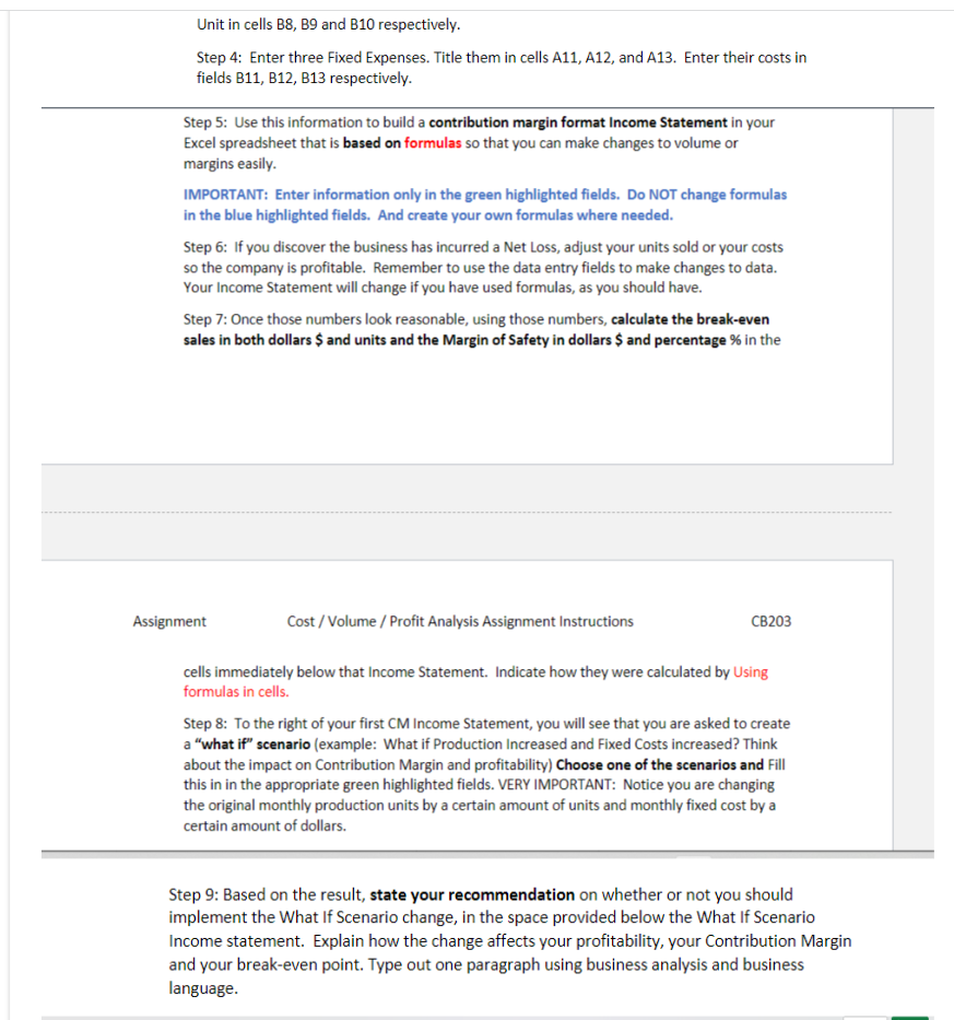 step in terms of calculations. the calculations should be based on my